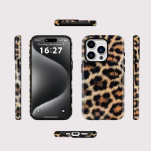复古潮流经典豹纹iphone17手机壳个性防摔苹果16promax高级感外壳