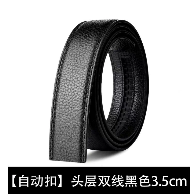 Leather automatic belt, tape, cowhide, genuine leather