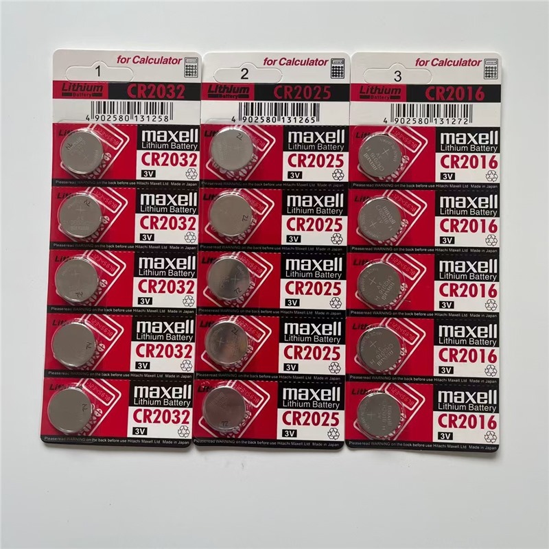 正品原装厂家直供maxell万胜cr2032 2025 2016汽车遥控器电子称锂