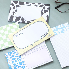 韩国ins风便利贴便签无粘性纸卡通可爱学生记事手账创意便签批发