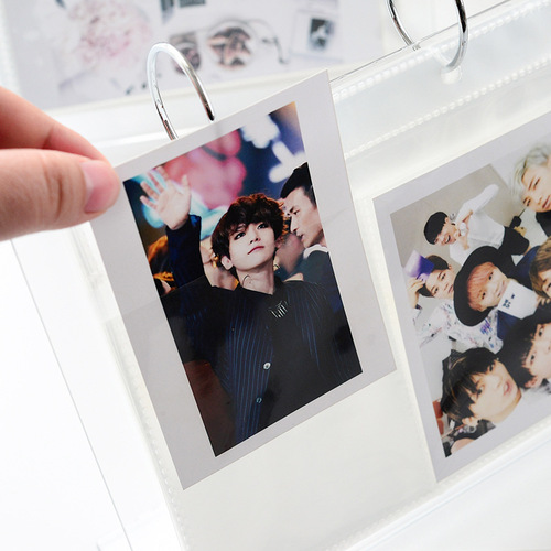 Wholesale Wholesale  Acrylic Desktop Standing Calendar Mini Polaroid Photo Album 3 Inch 5 Inch Photo