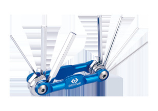 TONY 20317MR 7-piece folding hex wrench set
