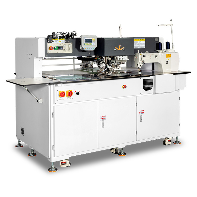 Pantalones de punto, pantalones deportivos, bolsillo vertical, máquina de apertura de bolsillo, máquina de apertura de bolsillo láser, fábrica de patentes de costura de cuello