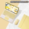 Yellow keyboard, mouse charging