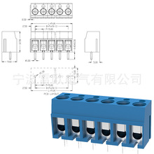 �WʽPCB���ʽ�Ӿ�����̨ 2P 3P 4Pin 5λ6P�B����DG300V KF300V
