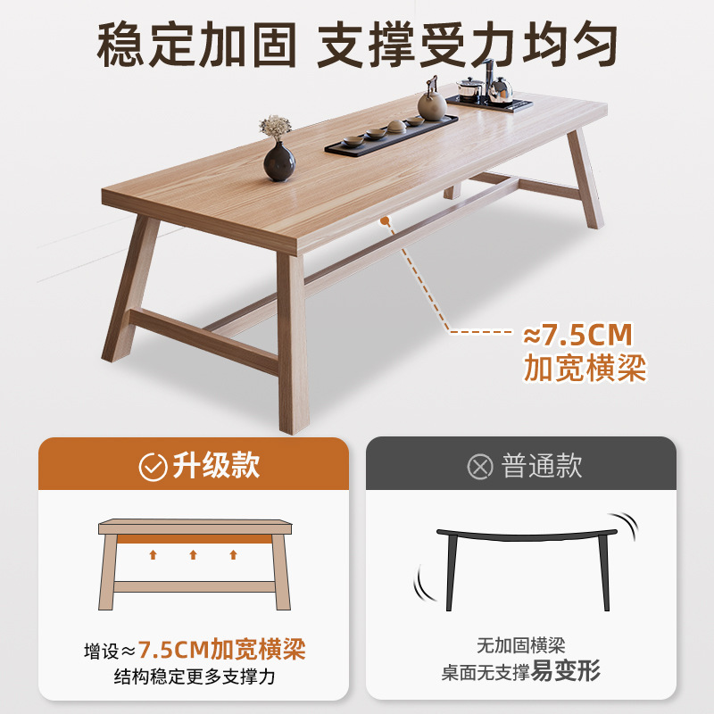 Mesa de té de madera maciza Juego de sillas Mesa en una Mesa de té de cinco sillas Mesa de té 2024 Nuevo apartamento pequeño Balcón Mesa de negociación Mesa de té