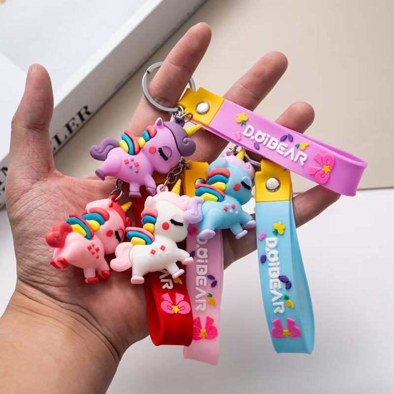 New Cute and High-End Rainbow Cartoon My Little Pony Unicorn Keychain Pendant Gift Bag Gift New Cute and High-End Rainbow Cartoon My Little Pony Unicorn Keychain Pendant Gift Bag Gift