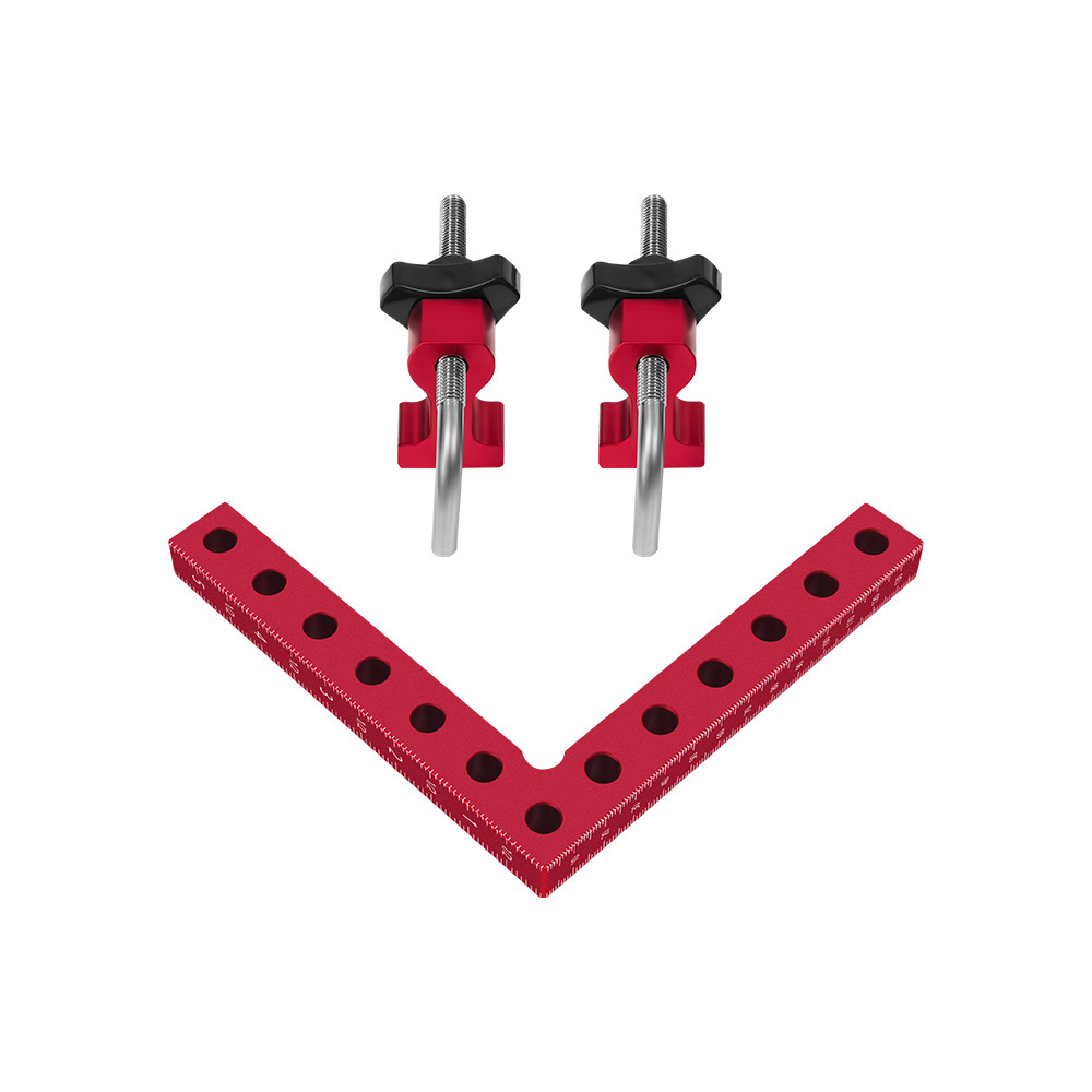 木工直角尺 90度定位块 木工直角夹具 木工工具 英制铝合金高度尺