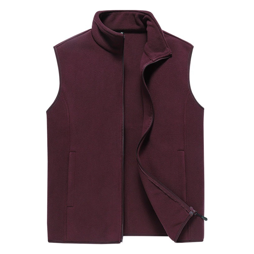 Мужской жилет Одежда флисовый жилет Осенний тонкий жилет Жилет Весна Осень Зима Кардиган Свитер без рукавов Повседневная куртка