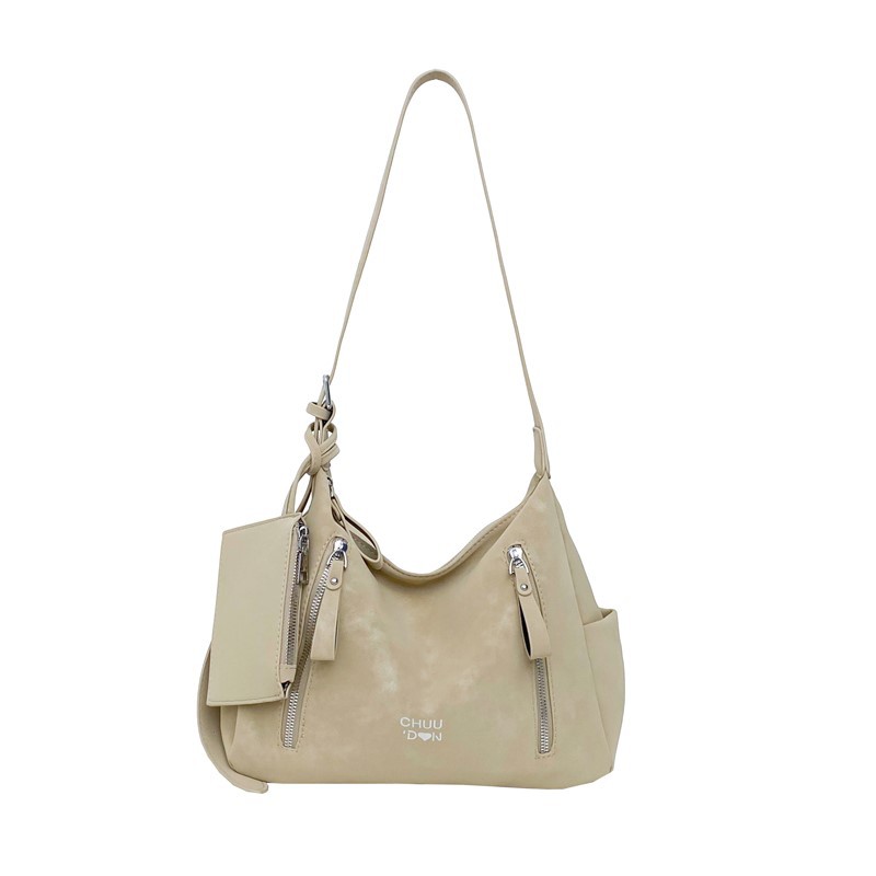 Transfronterizos de alta calidad y gran capacidad tote bag para mujeres 2025, nuevo otoño y invierno, mochila de hombro mate, bolsas de brazo de viaje