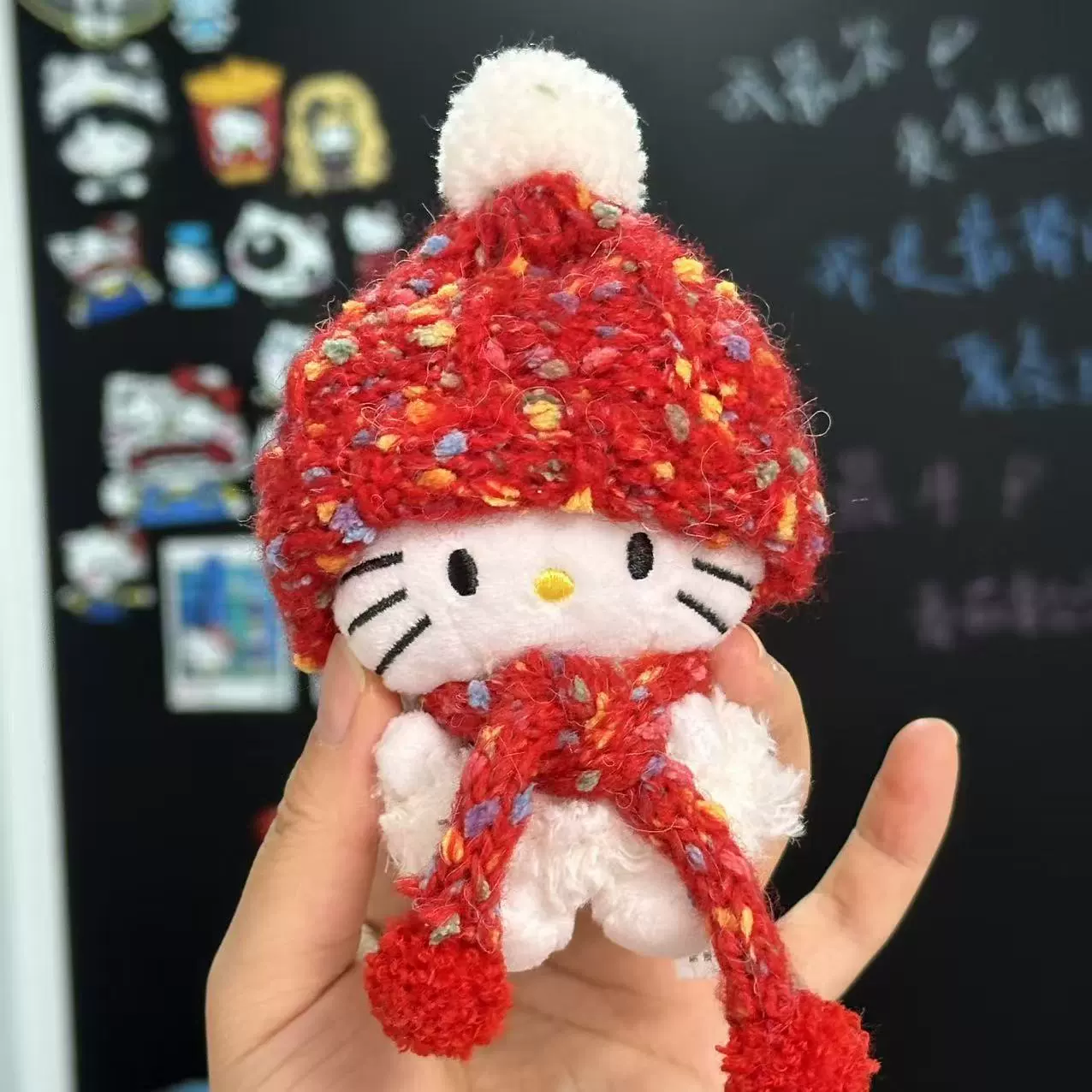 Плюшевая подвеска-брелок для ключей (Hello Kitty) симпатичная кукла, мягкая мини-плюша 10+ вариантов дизайна, подарок 0.038 кг