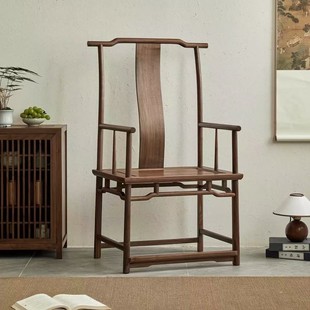 Old Elm Chinese Style Desk Chair Meditation Circle Chair Household Solid Wood Single Chair Leisure Elm Chair