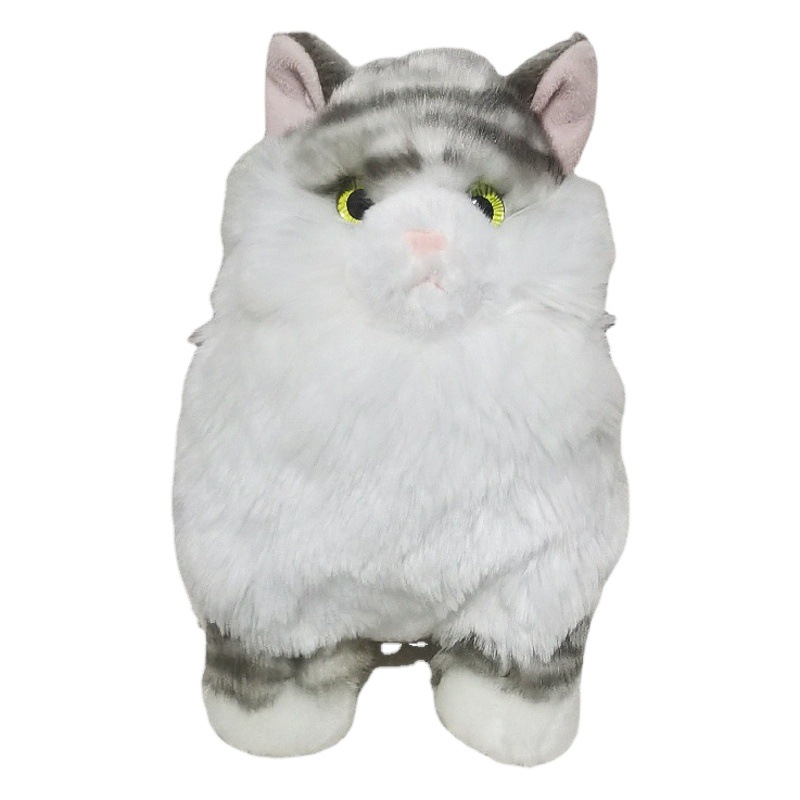 Mulula gato muñeca de peluche de juguete de simulación gato niños Ragdoll muñeca almohada para dormir regalo al por mayor