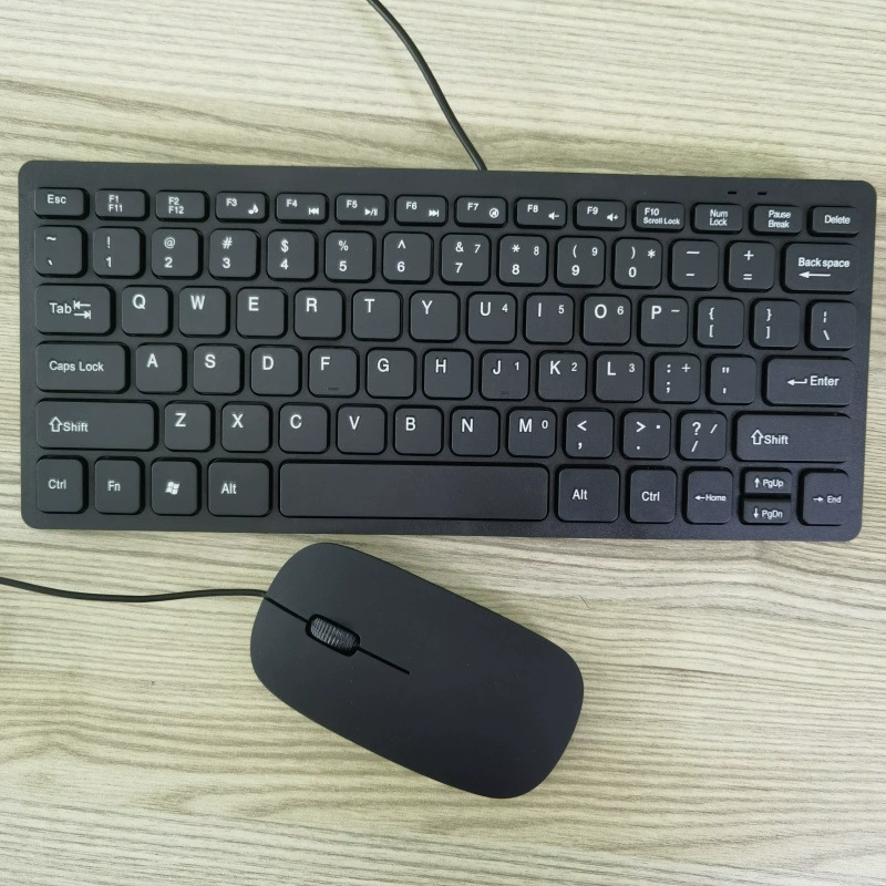 Laptop, small keyboard, mouse, set, acrylic calligraphy for office
