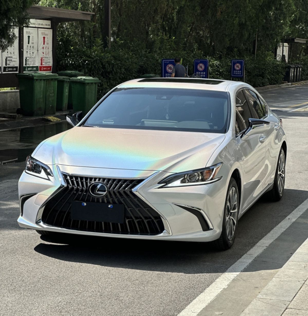 Car Color Changing Film Colorful Laser White Cross-Border Hot Selling Car Body Color Changing Film Gorgeous Gray Can Be Cut Factory Direct Sales
