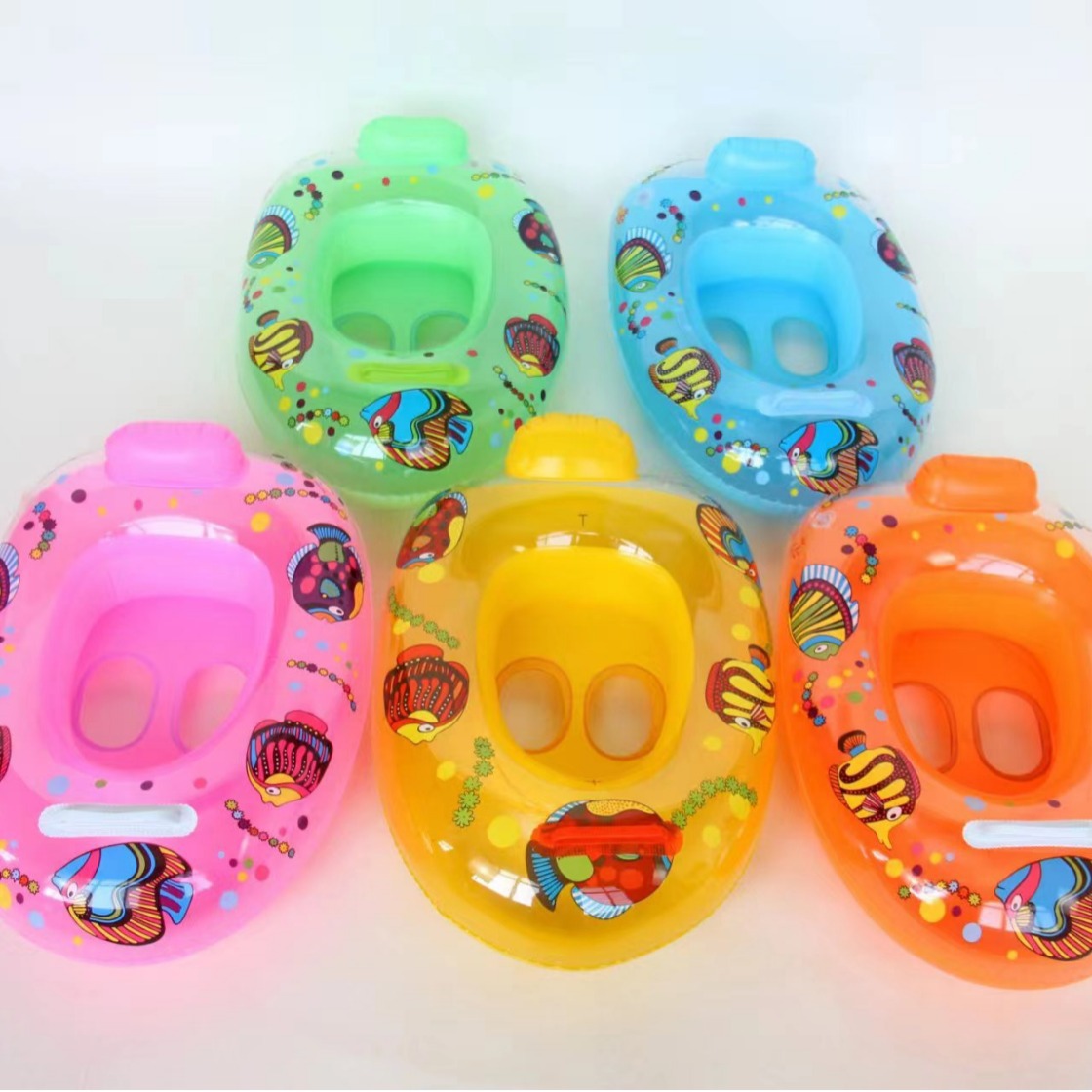 Classic new inflatable children's ocean fish swimming boat