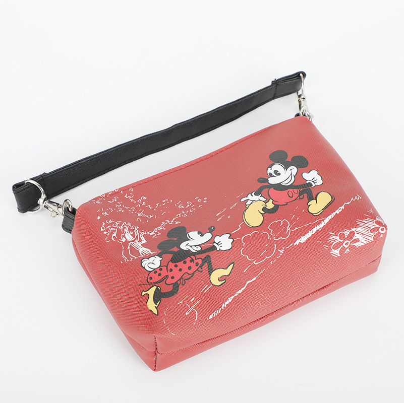 Disney Mickey Hand Cosmetic Bag Waterproof Cosmetic Toiletries Bag Square Bag