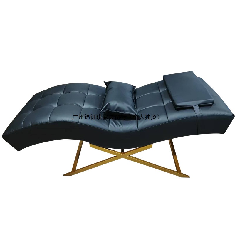 Salón de belleza de alta gama multipropósito multiángulo especial spa pestañas cama cama cara cama curva en forma de S cama de belleza de masaje