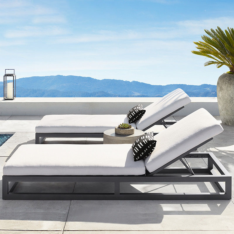 Aleación de aluminio al aire libre muebles de ocio impermeable protección solar jardín jardín madera laca silla de ratán terraza balcón al aire libre sofá