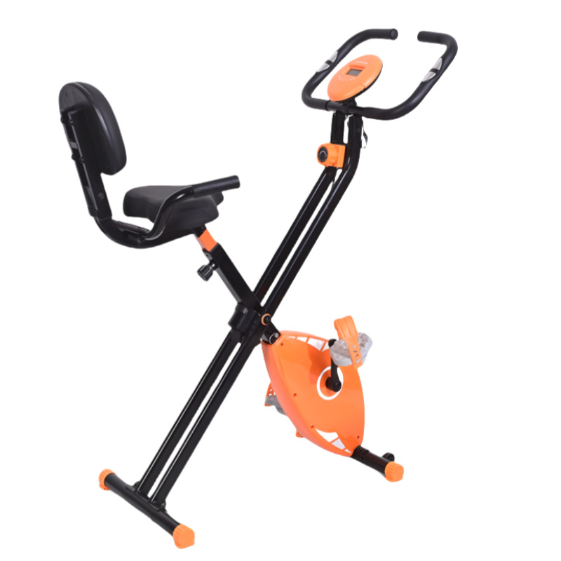 Home Exercise Bike, Indoor Aerobic Fat-Burning, Foldable, Silent Cycling Fitness Equipment, Pedal Bicycle
