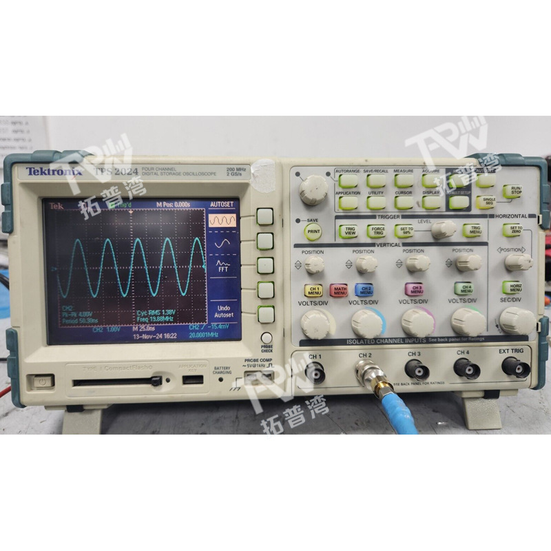 Tektronix 泰克 TPS2024 数字存储示波器 200 MHz 4 通道
