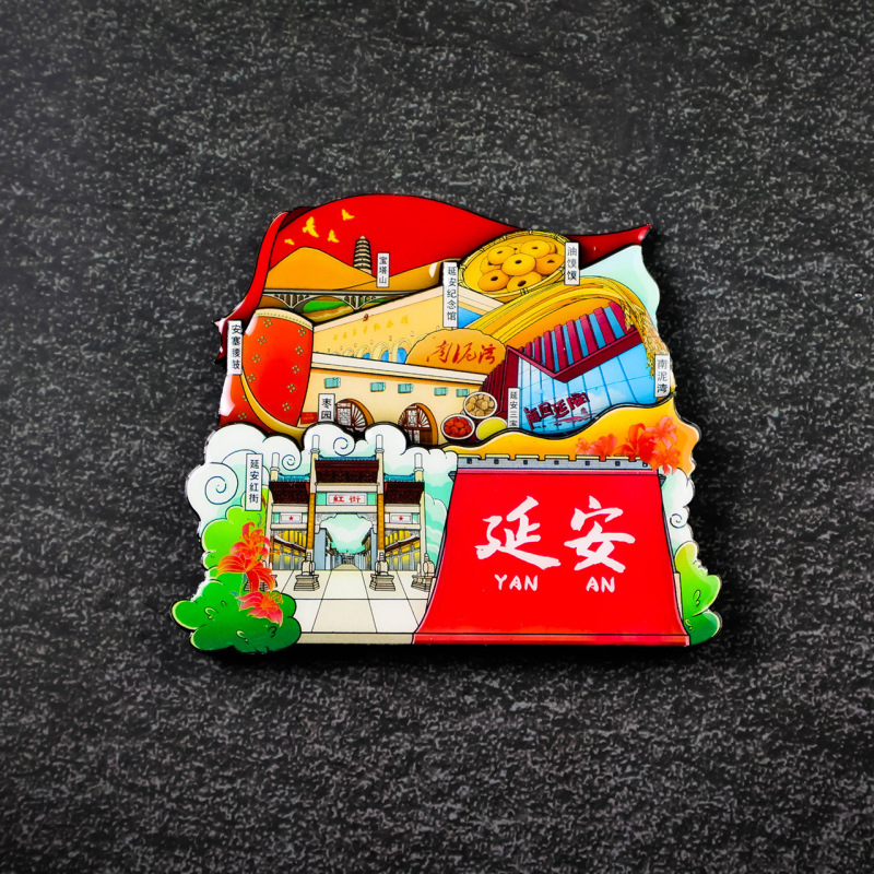 中国都市人気観光名所木製冷蔵庫マグネットカスタマイズされた文化的で創造的な北京パンダ diy マグネット強力な吸引|undefined