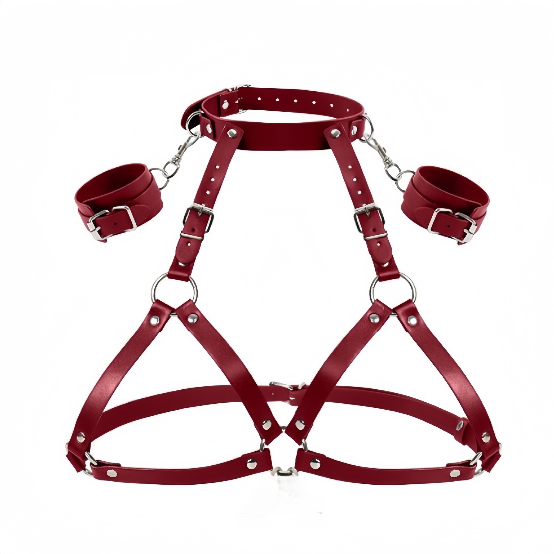 Bdsm Body Restraint Harness Set For Erotic Bondage Games_voghion.com
