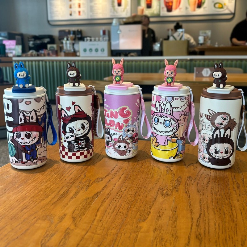 クロスボーダーコーヒーカップ漫画パターンマトラブブ人形カップ新シリーズウォーターカップストローカップ魔法瓶カップバッチ|undefined