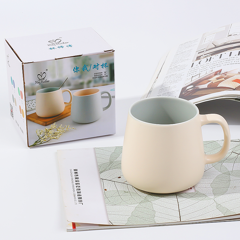 Taza de Cerámica para Pareja Cerámica Decorativo para El Hogar