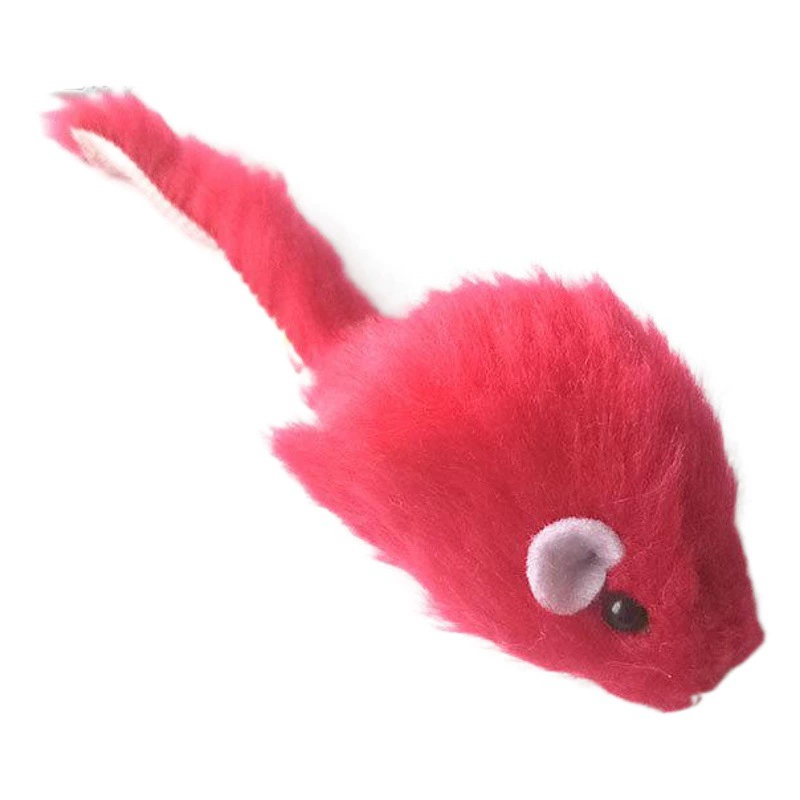 11 см Оптовая Pet Кошка игрушка Плюшевая Мышь Кошка игрушка Цвет Моделирование Мышь Домашнее Животное Веселая Игрушка Кошка