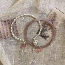 新中式流苏超仙手镯叮当镯带铃铛二合一手链女闺蜜礼物叮当镯汉服