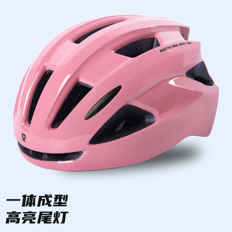 Casco de bicicleta para hombres, bicicleta de montaña, equilibrio de carretera, lámpara trasera, sombrero de casco para mujeres, equipo de bicicleta