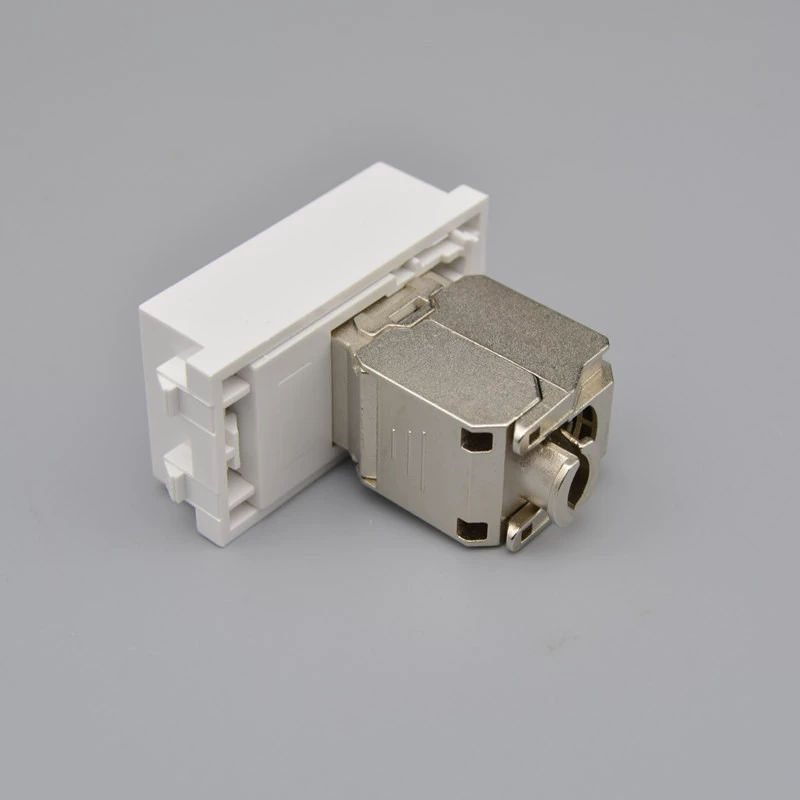 Сетевой модуль Super Six 128 Тип информационного гнезда сетевого кабеля из цинкового сплава CAT6A проводной экранирующий компьютерный модуль