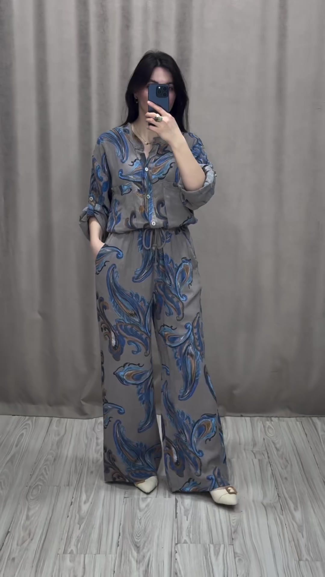 Women's Pant Set Forest Style Leisure Suit Comfortable Two Piece_voghion.com