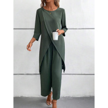 H 44531 Linen irregular 2 piece set ���鲻��������������