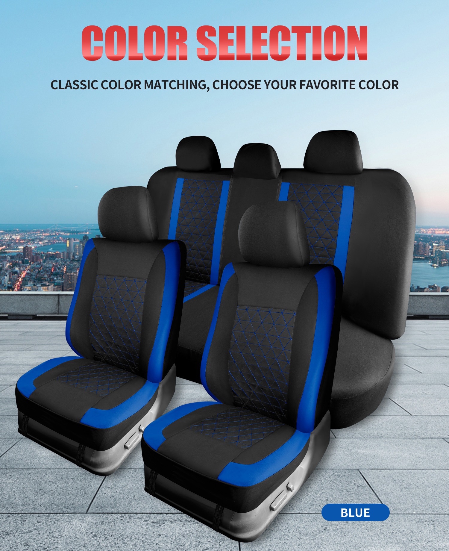 Factory Wholesale Car Seat Covers, Diamond Embroidered Seat Covers, Universal Seat Covers, Foreign Trade Cross-Border Five-Seater Full-Cover Car Seat Covers