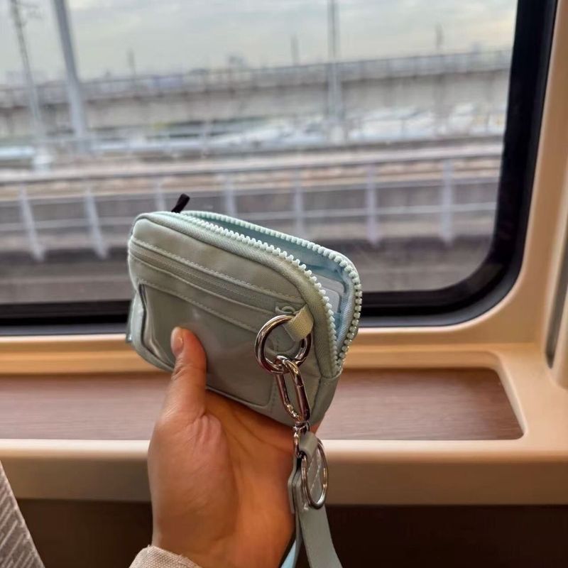 现货跨境爆款Lu同款透明卡包拉链手腕包便携式银行卡零钱收纳包女|undefined