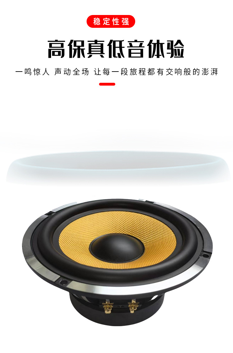 Factory direct supply 6.5 inch suit speaker system high power paper cone speaker audio full range speaker