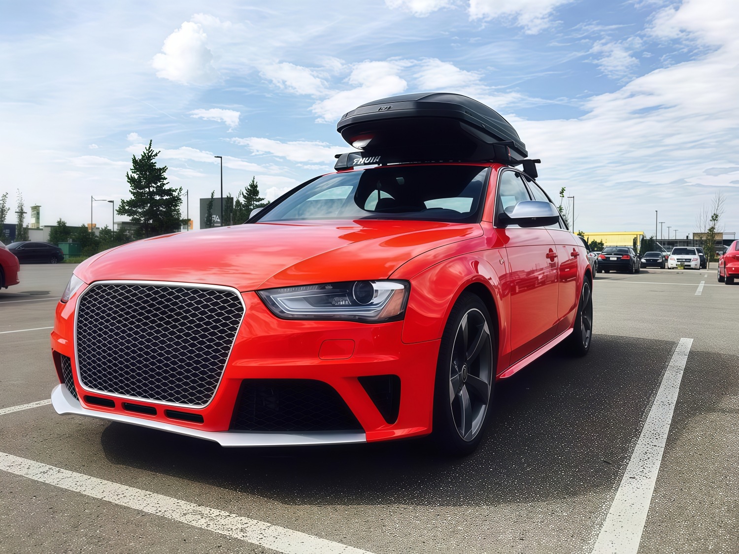13-16 Models Suitable for Audi A4L Modification to Rs4 Body Kit B9 A4L Modified to Rs4 Front Grille, Front Bumper, and Rear Lip