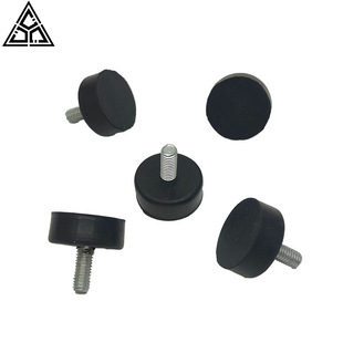 25 * M6 rubber wear-resistant non-slip adjustable foot equipment to increase shock absorption foot machine horizontal foot instrument support rubber pad