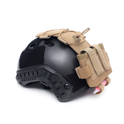 Tactical helmet battery storage bag Outdoor training MK2 helmet accessory bag Multifunctional helmet storage bag