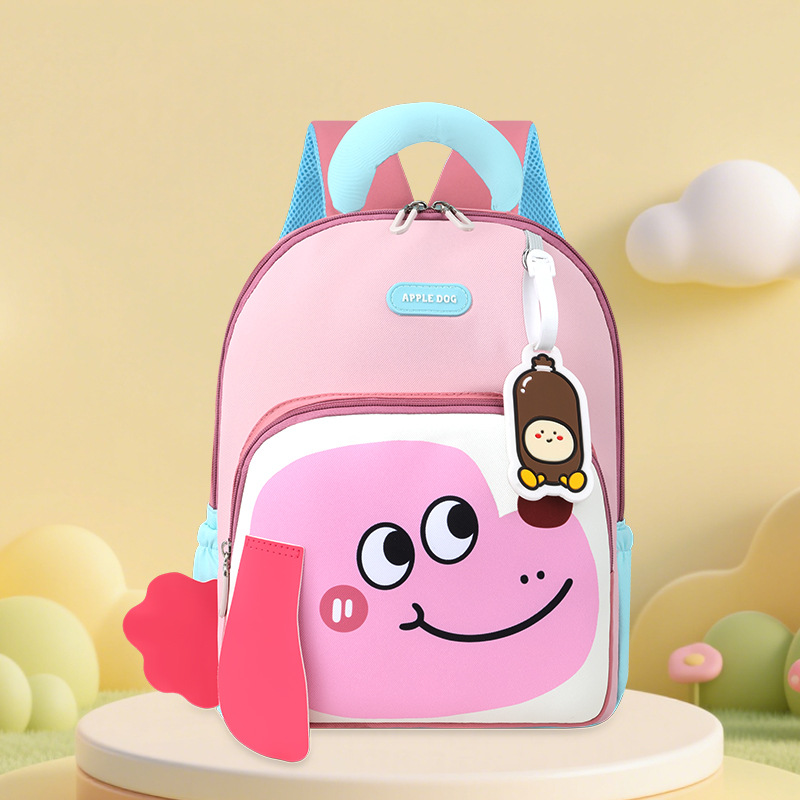 Jardín de infantes mochila infantil caricatura lindo perro impresión mochila para niños y niñas mochila para niños transfronterizos coreanos