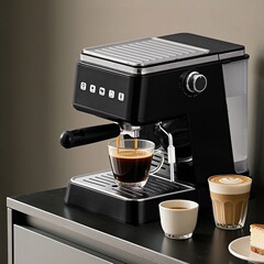 国境を越えたイタリアのコーヒーマシン、半自動高圧抽出、家庭用半自動スチームポンプ圧力抽出、ミルク泡立てオールインワン