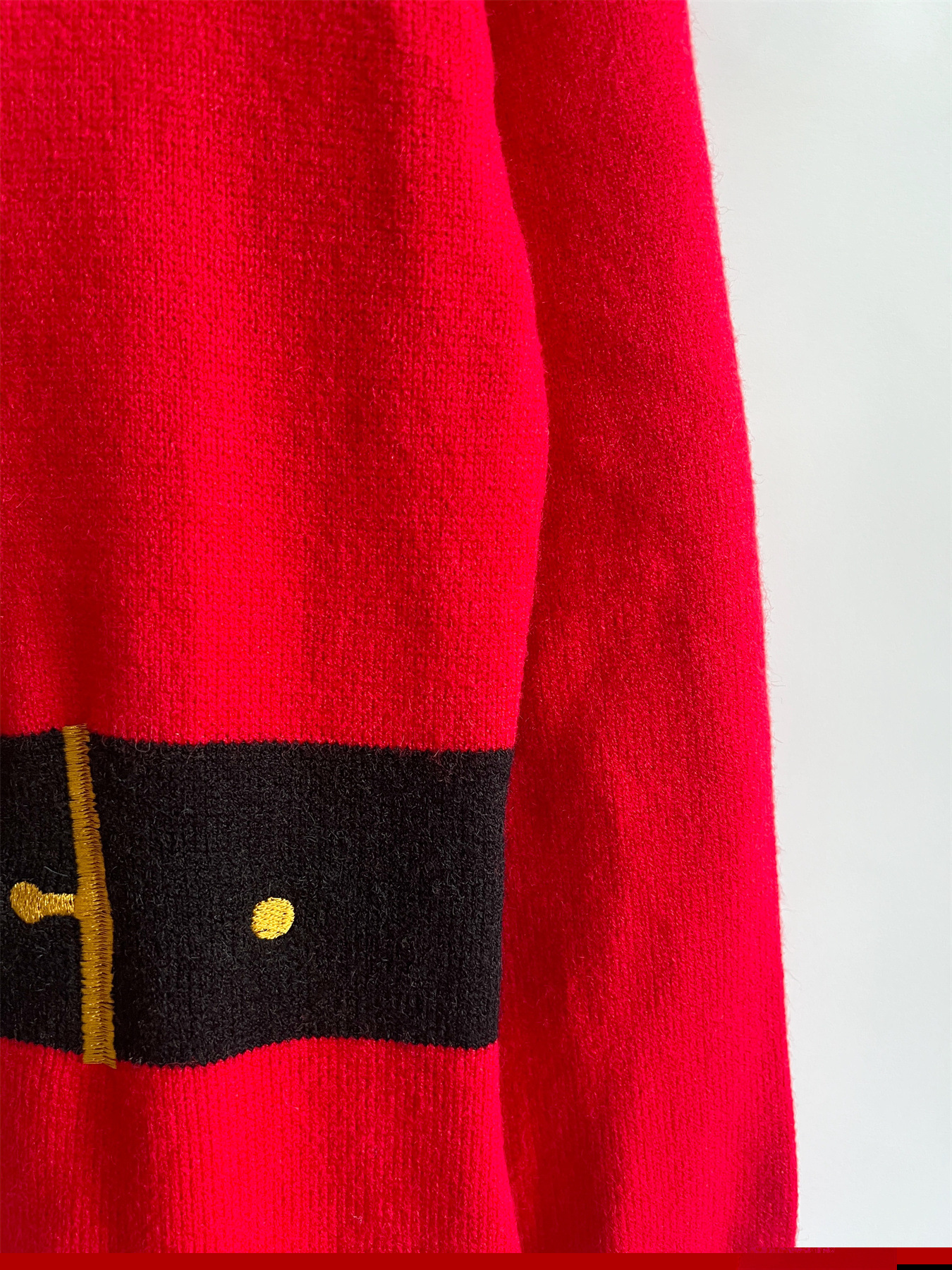 Tenue de scène sur le thème de noël pour femmes, pull tricoté à col rond, robe pull de noël, nouvelle collection automne et hiver_voghion.com