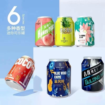 Xiangsheli Cola Can Fragrance Car Perfume Car Aromatherapy for Men Solid Long-Lasting Car Fragrance