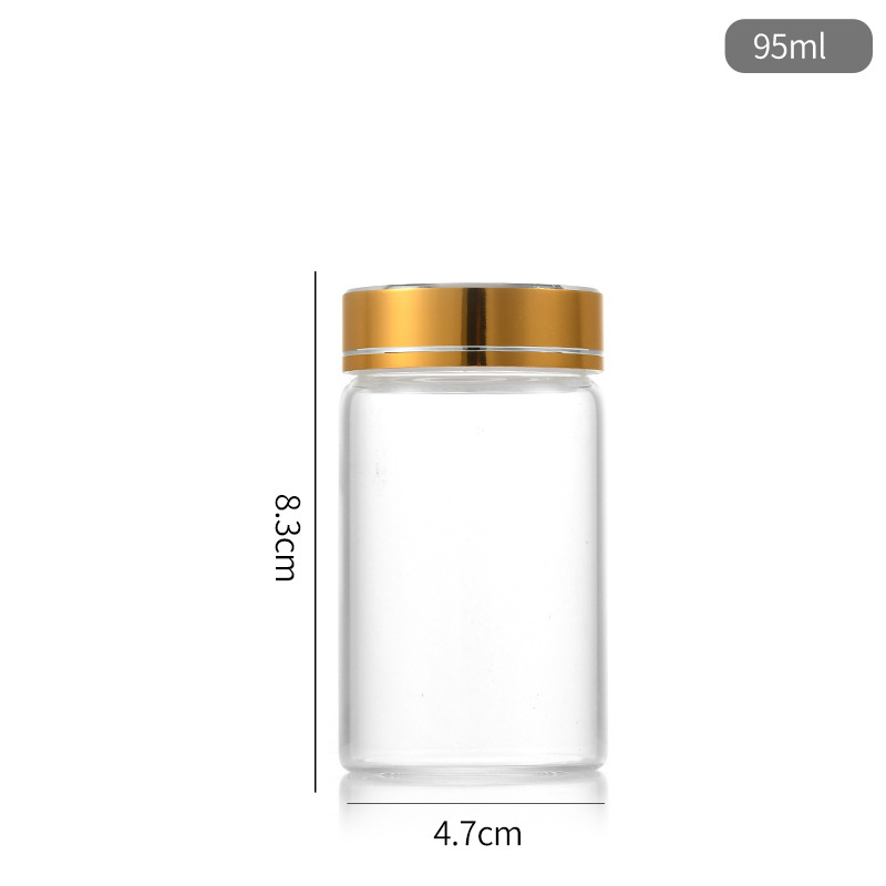 47 botellas de tapón bayonet botellas de muestras médicas botellas de té dulces botellas de frijoles de frijoles de oro botellas de embalaje de goji frasco de arena