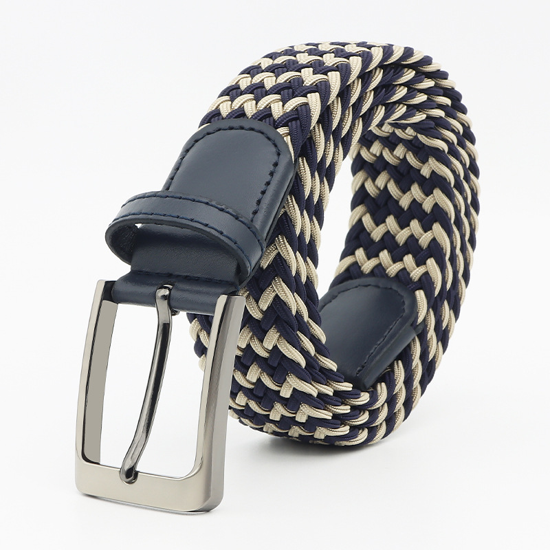 Khaki, dark blue