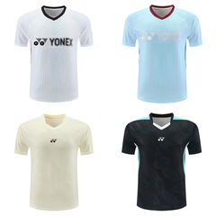 バドミントン服YY速乾通気性男女半袖tシャツスポーツスーツ卓球大会トレーニングユニフォーム印刷