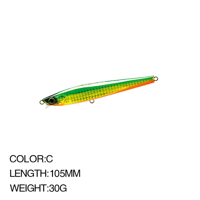 Sinking Minnow Fishing Lures 105mm 30g Haed Baits Fresh Water Bass Swimbait Tackle Gear