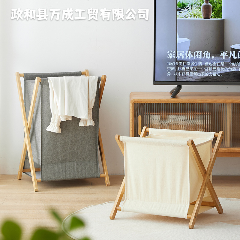 Cesta de la ropa cesta plegable de la ropa del hogar japonés de gran capacidad cesta de la ropa sucia cesta de almacenamiento de entrega de una pieza